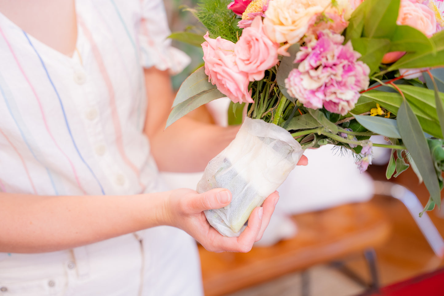 Fresh Flowers Shipping Label